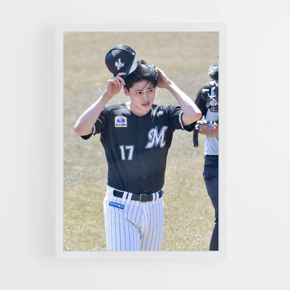 Poster La Casquette de Roki – affiche Baseball (vue 3)